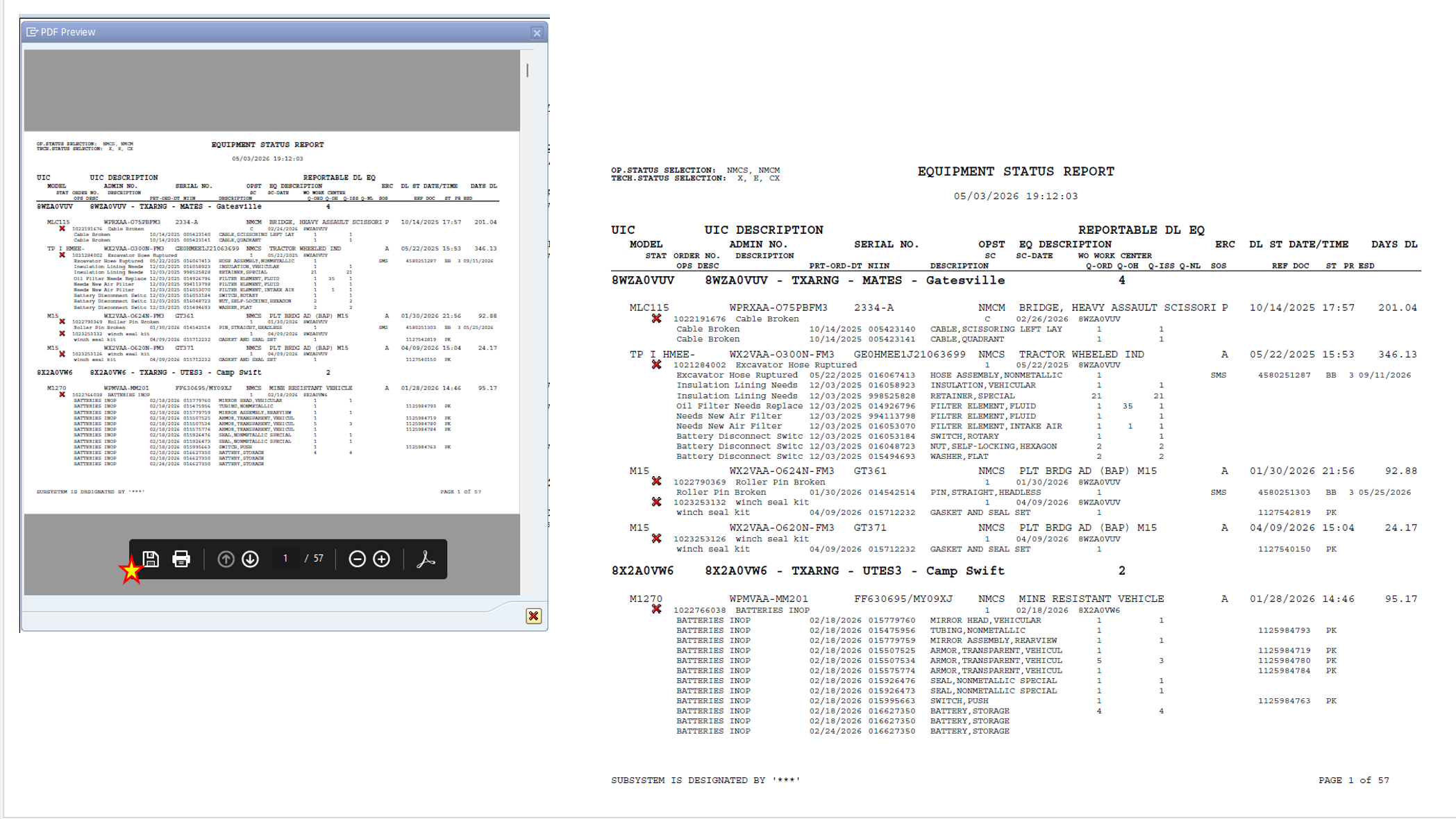 GCSS-Army ESR access step 3